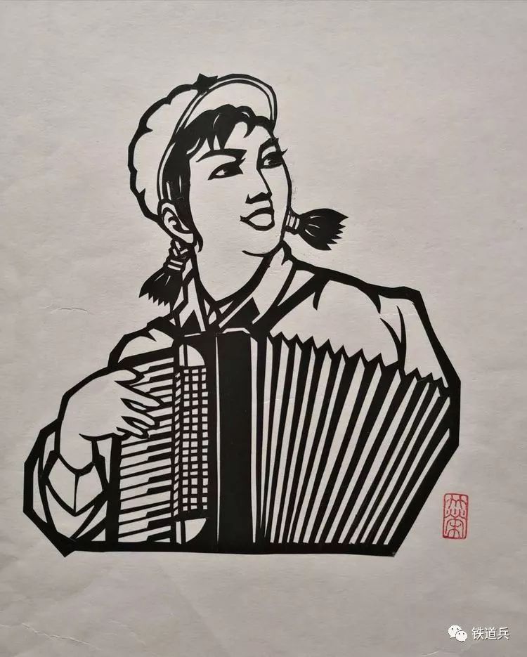 陈竹荣的剪纸故事《匡衡偷光》(图17)