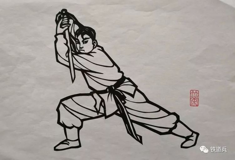 陈竹荣的剪纸故事《匡衡偷光》(图10)