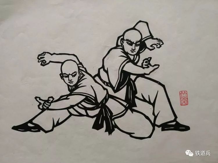 陈竹荣的剪纸故事《匡衡偷光》(图7)