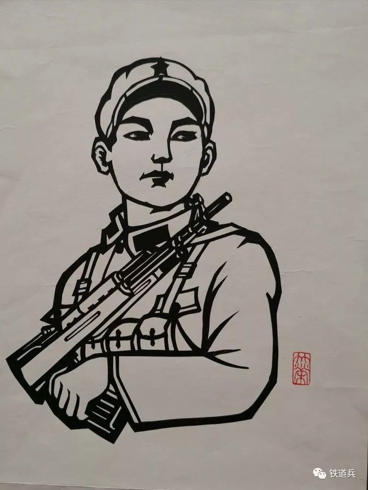 陈竹荣的剪纸故事《匡衡偷光》(图16)