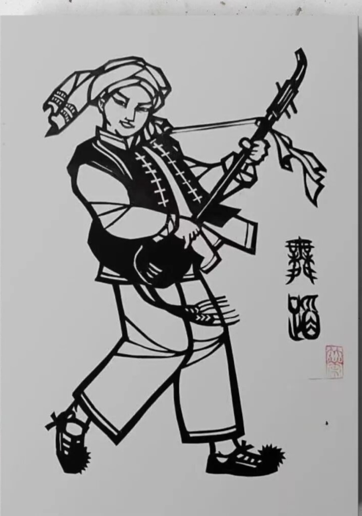 剪纸艺术家陈竹荣(图11)