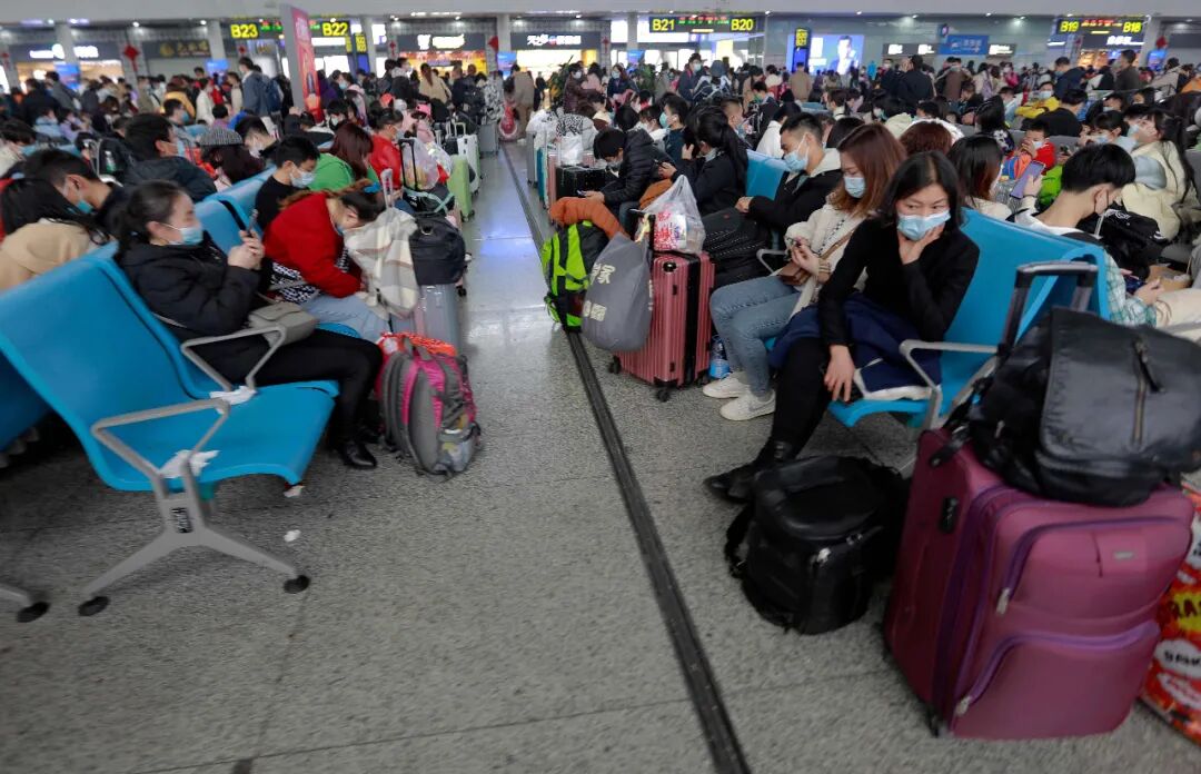 疫情下的铁路春运影像     (图20)
