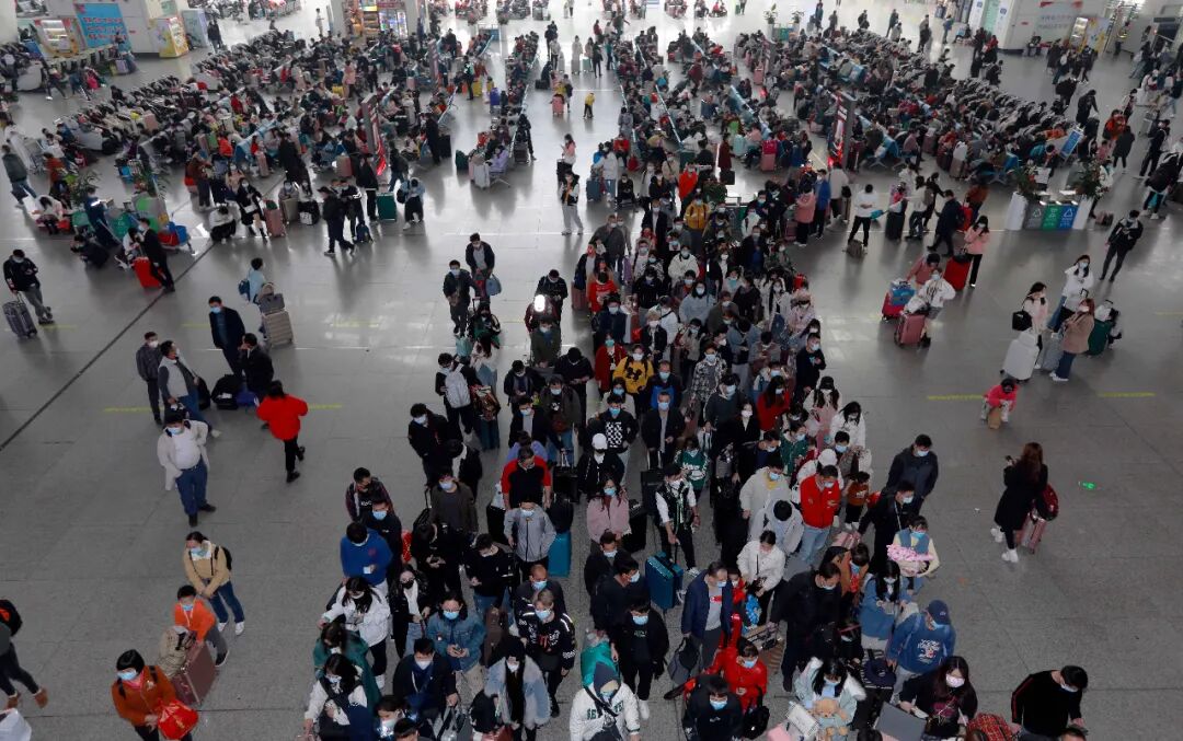 疫情下的铁路春运影像     (图33)