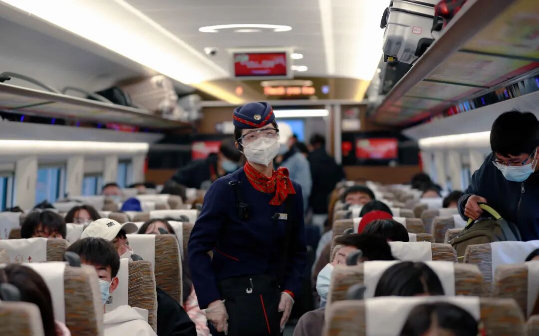 疫情下的铁路春运影像     (图30)