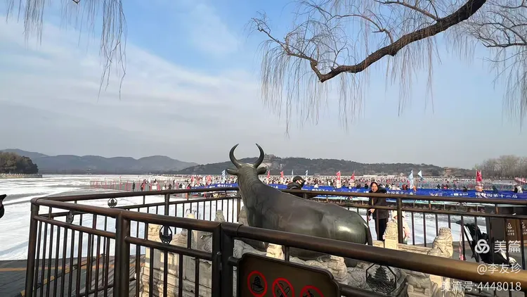 颐和园的冬天是欢乐的海洋(图2)