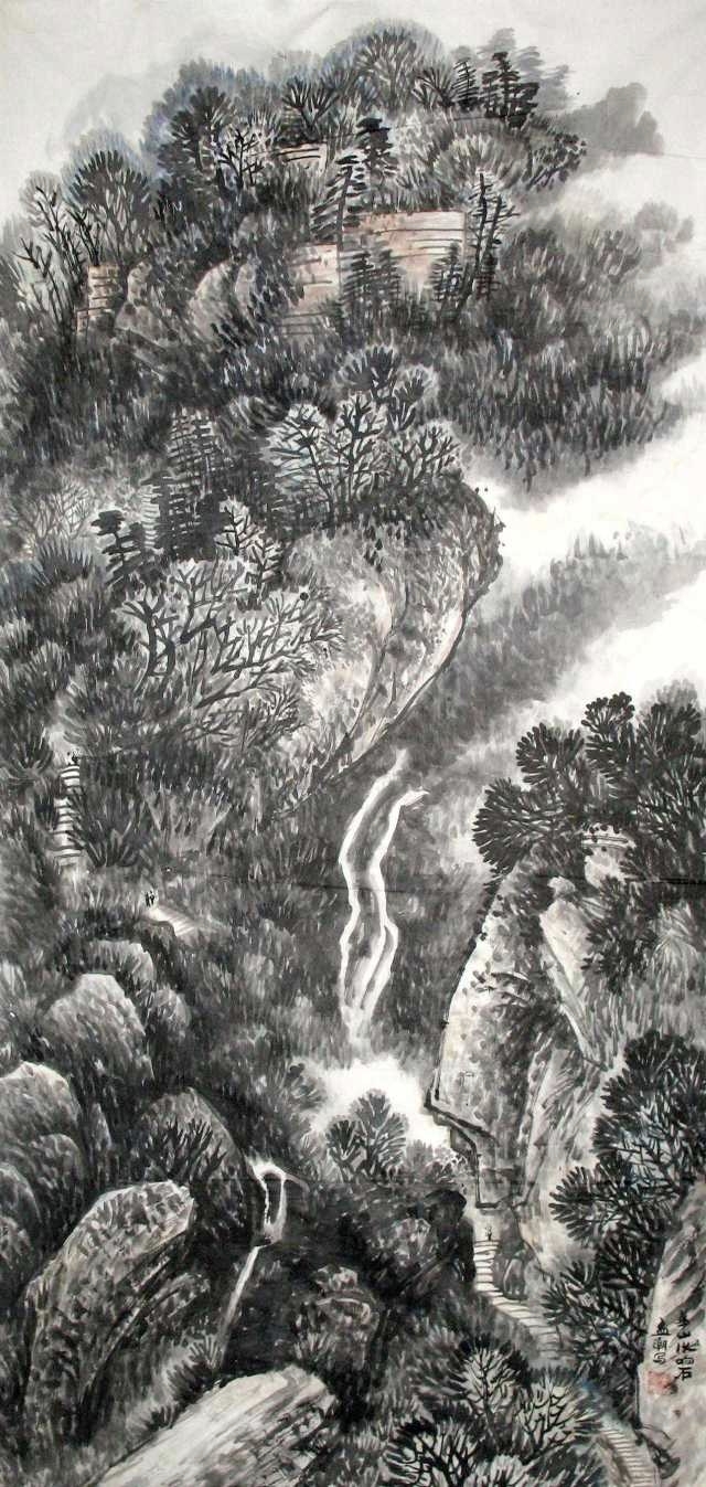 笔底烟云奇峰秀   澄怀观道写风流(图9)