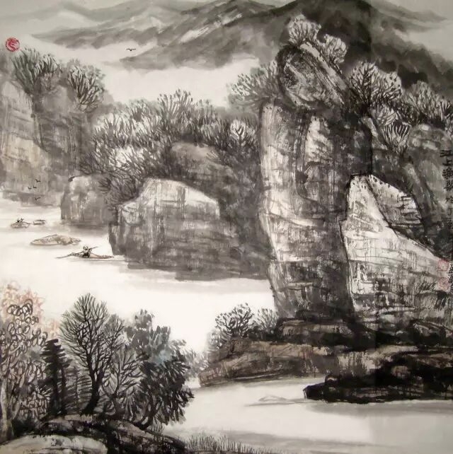 笔底烟云奇峰秀   澄怀观道写风流(图12)