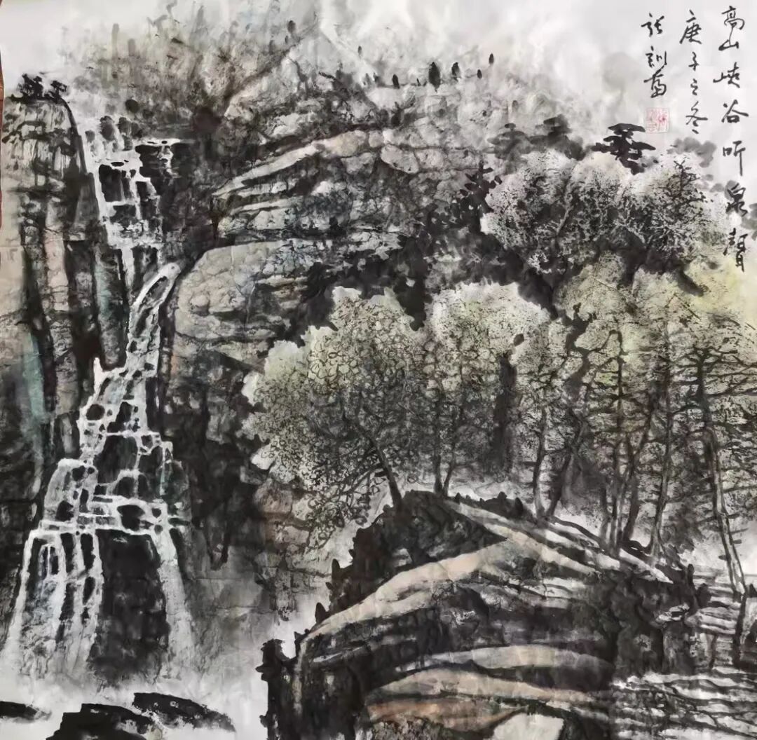 张训富山水花鸟画选(图12) 张训富山水花鸟画选(图12)