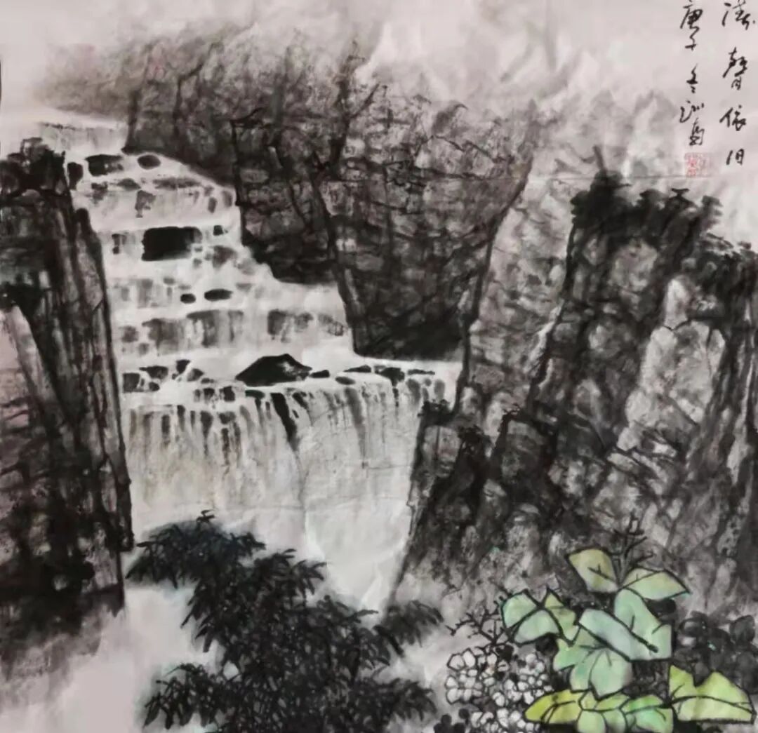 张训富山水花鸟画选(图2) 张训富山水花鸟画选(图2)