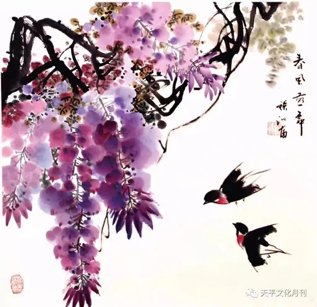 张训富山水花鸟画选(图10) 张训富山水花鸟画选(图10)