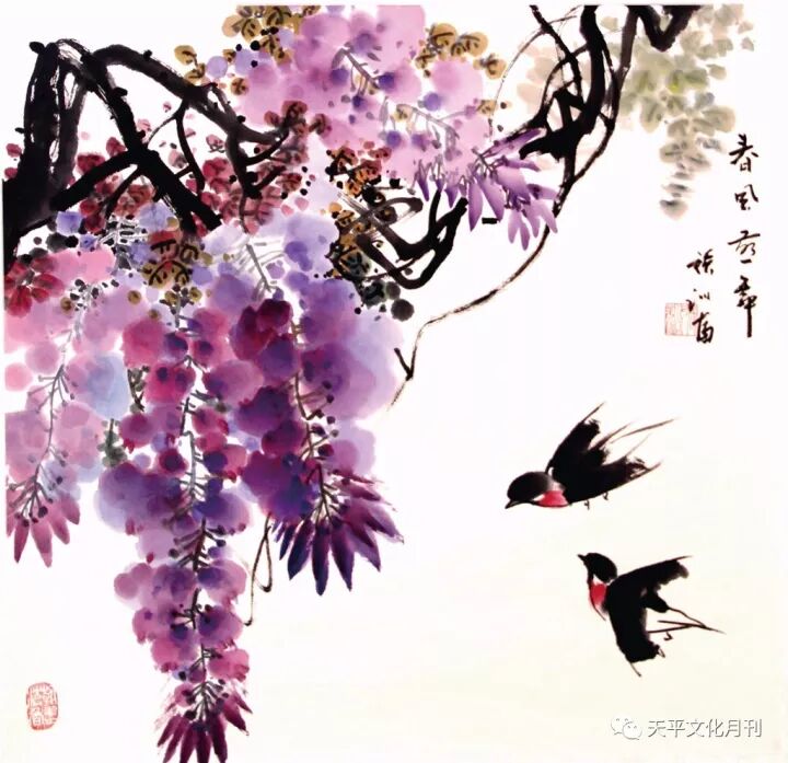 张训富山水花鸟画选(图9) 张训富山水花鸟画选(图9)