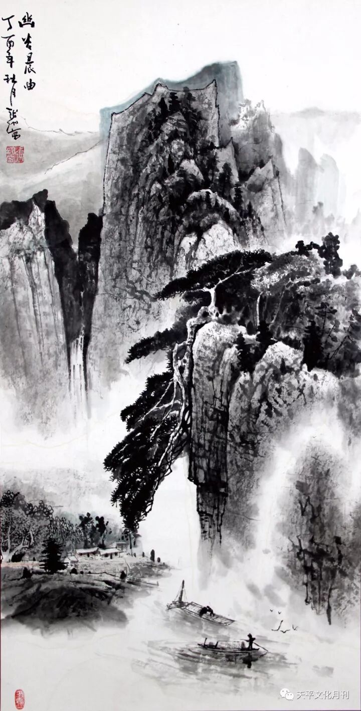 张训富山水花鸟画选(图7) 张训富山水花鸟画选(图7)