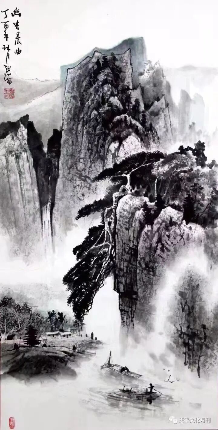 张训富山水花鸟画选(图11) 张训富山水花鸟画选(图11)