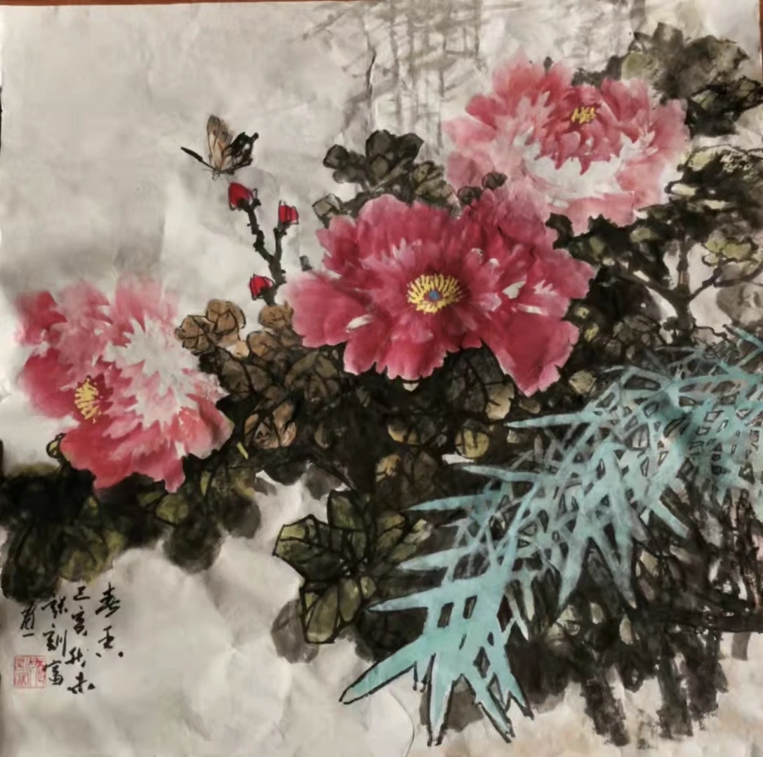 张训富山水花鸟画选(图13) 张训富山水花鸟画选(图13)