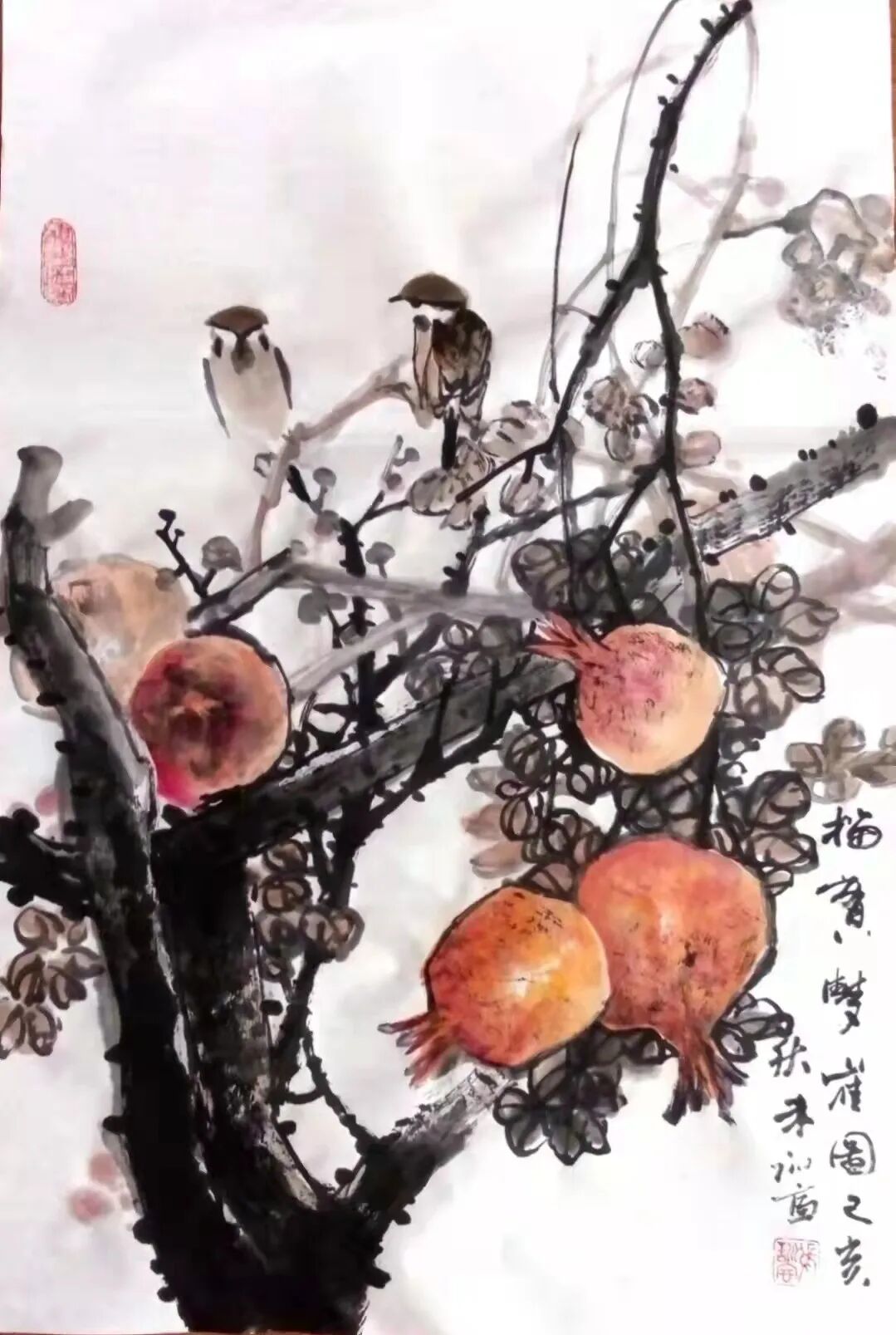 张训富山水花鸟画选(图17) 张训富山水花鸟画选(图17)