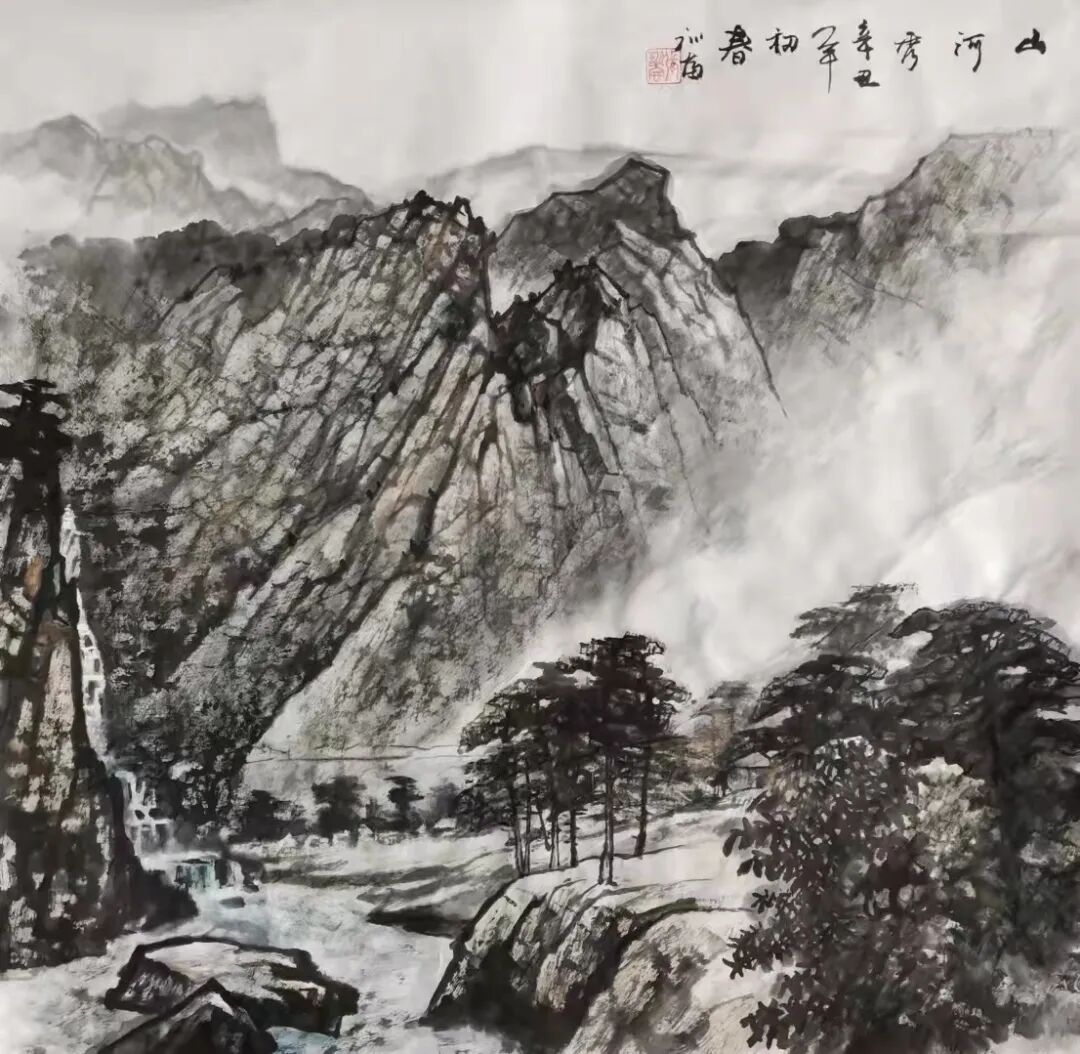 张训富山水花鸟画选(图20) 张训富山水花鸟画选(图20)