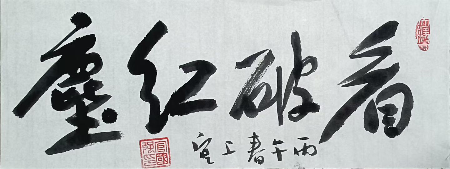 楷书行书书写在丙午春(图5)