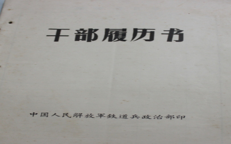 干部履历书