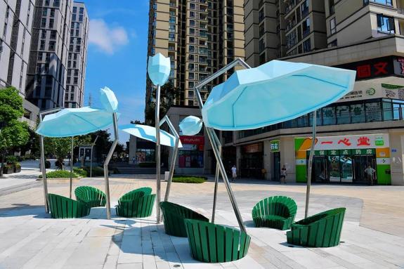 访重庆丝路花街景观小品（八首）(图2)