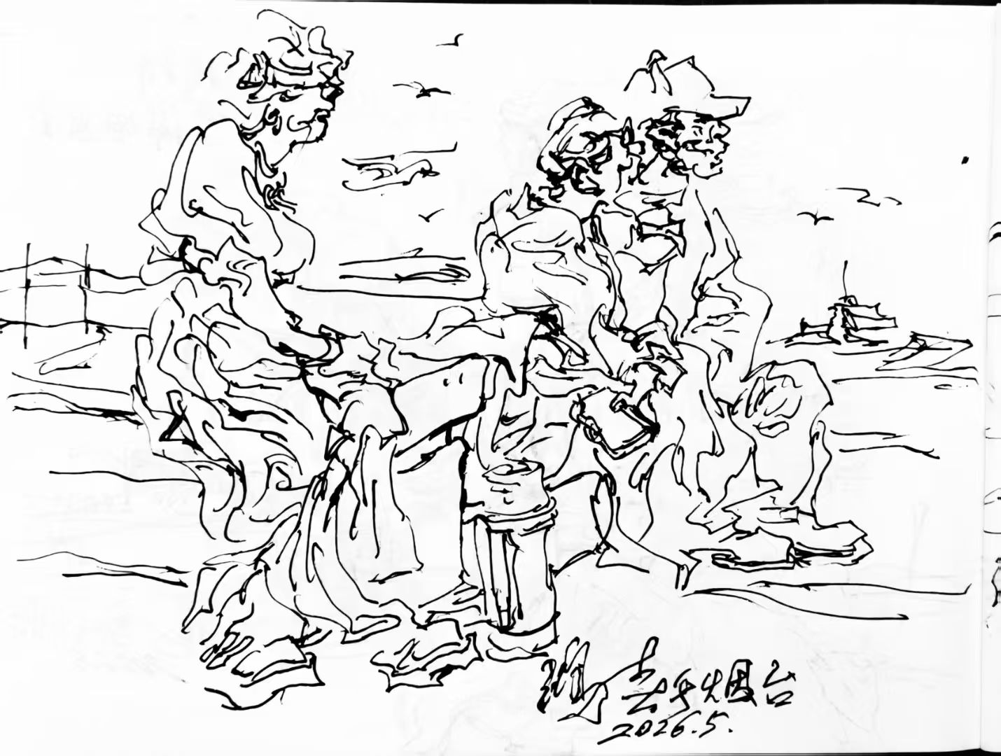 人物素描  (图14)
