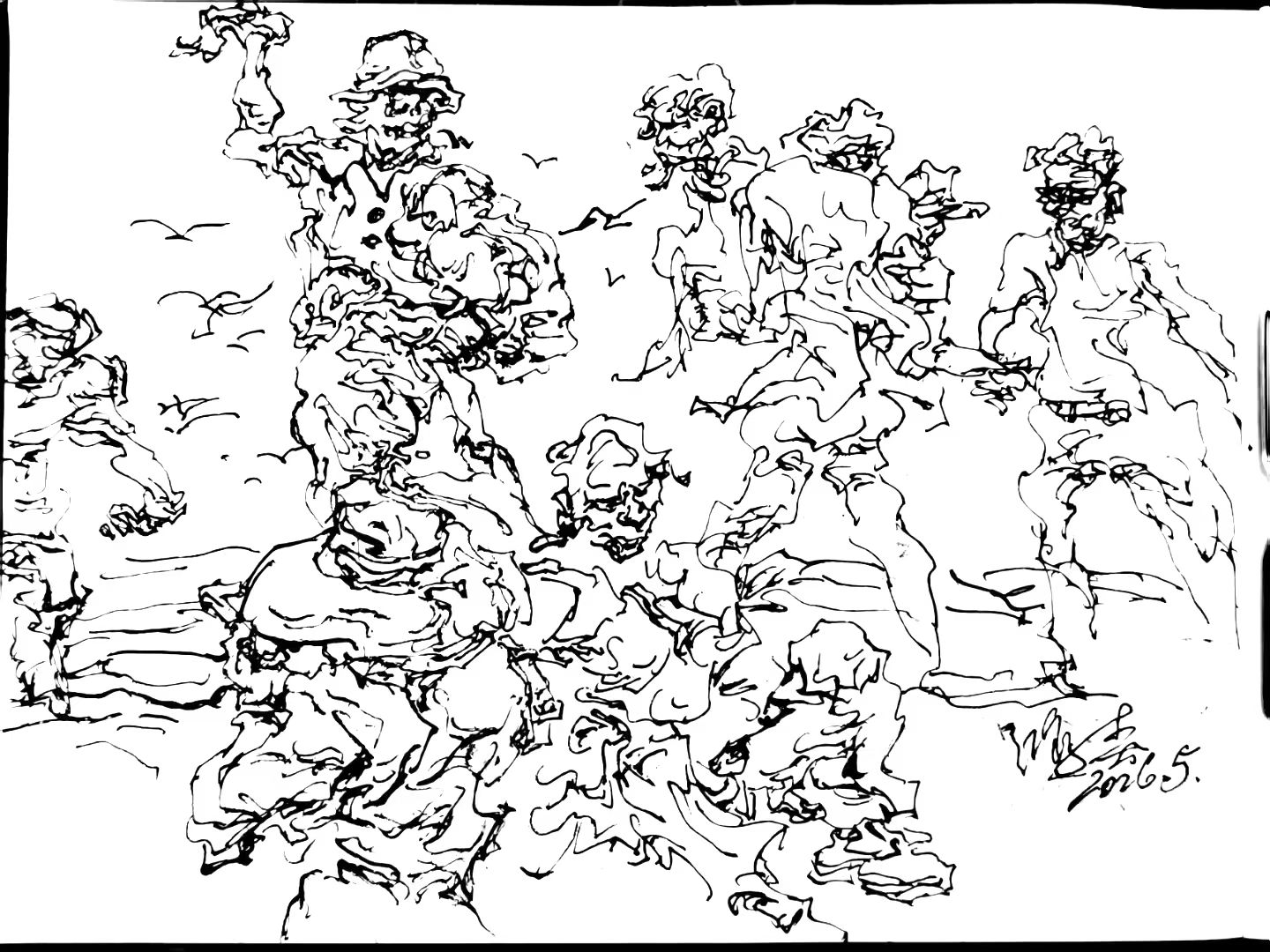 人物素描  (图5)